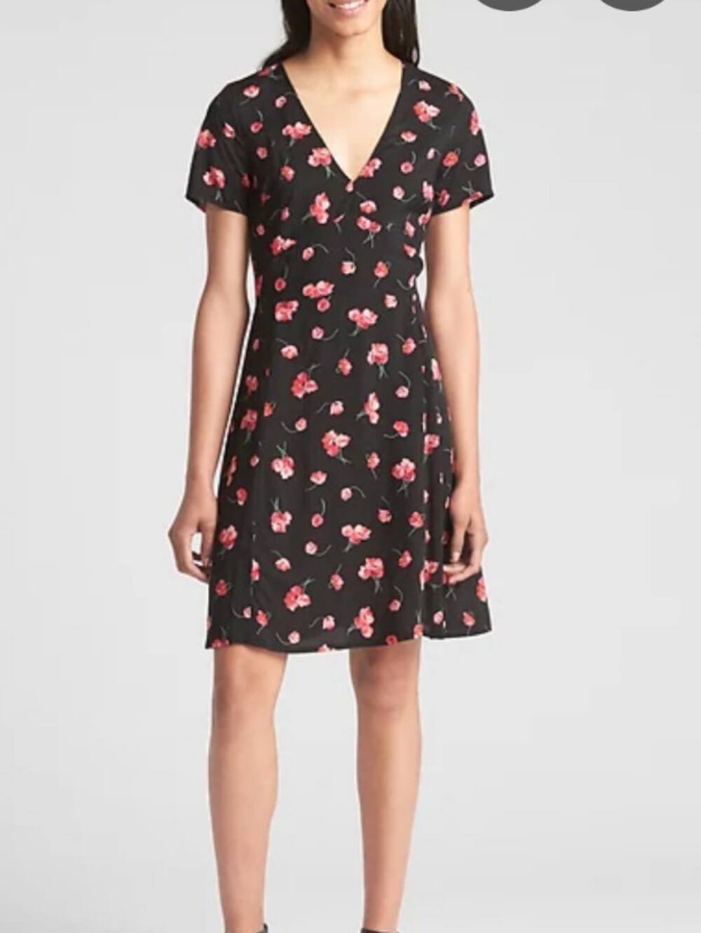 Metropolitan. New York,‎ women's black floral mini. Dress size 10